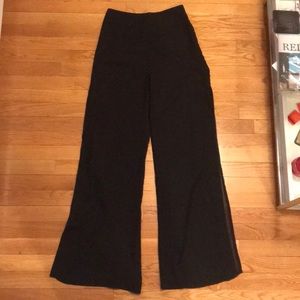 Palazzo pants with side slits